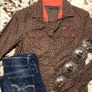 Cruel Girl Long Sleeve Button Down